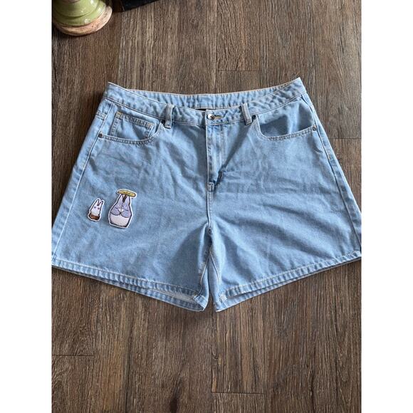 My Neighbor Totoro denim shorts great condition - Picture 2 of 9